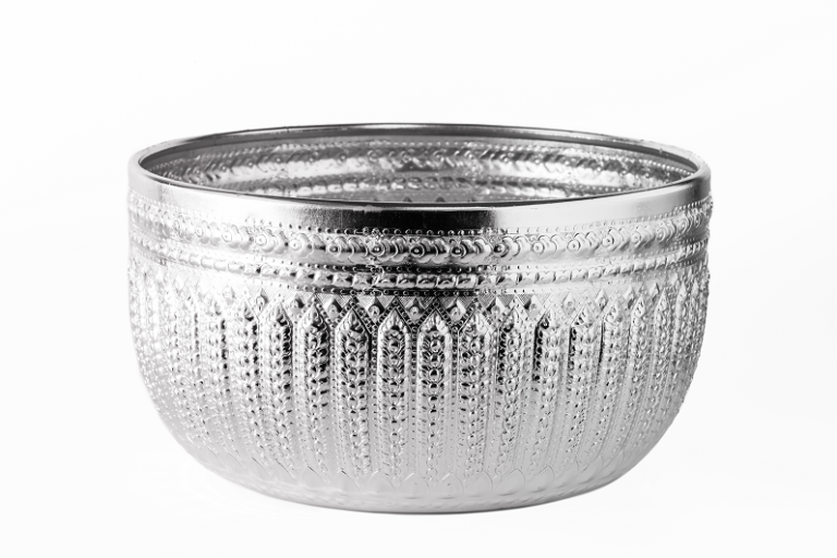 image of silver bowls