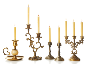 image of sterling silver and silver plate candlesticks candelabras