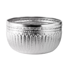 Image of Sterling silver and silver plate bowls